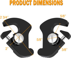 Detachable Mounting Luggage Rack Latch Clips