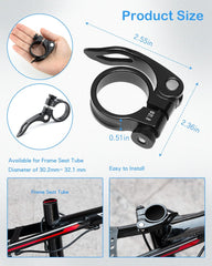 Abrazaderas para sillín de bicicleta
