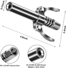 Acoplador de pistola de engrase