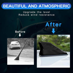 Aleta de antena de tiburón