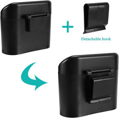 Car Trash Can with Lid with One Roll Plastic Trash Bag