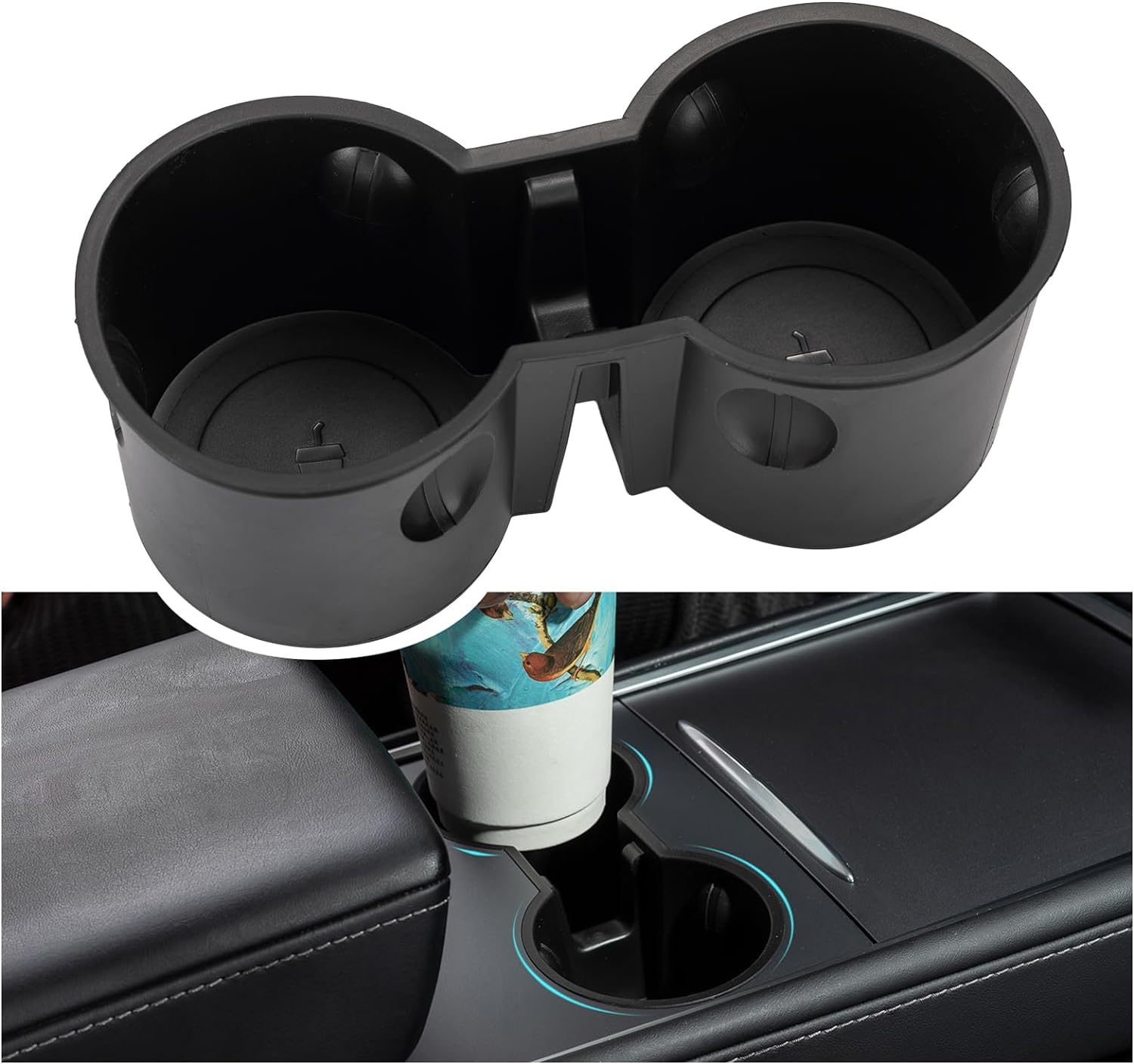 Inserto de portavasos para Tesla Model Y 2023