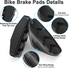 Premium-Fahrradbremsbeläge