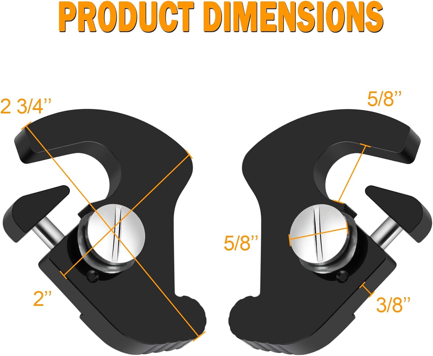 Detachable Mounting Luggage Rack Latch Clips