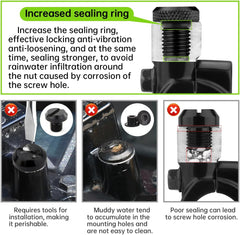 Motorcycle Mirror Hole Plug M10x1.25