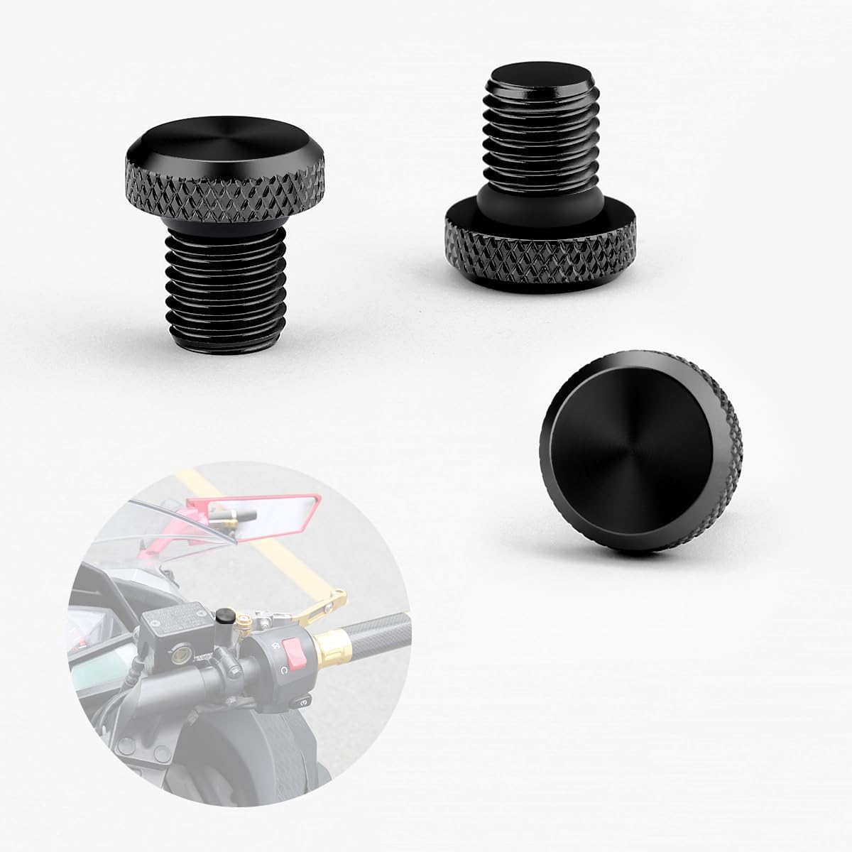 Motorcycle Mirror Hole Plug M10x1.25
