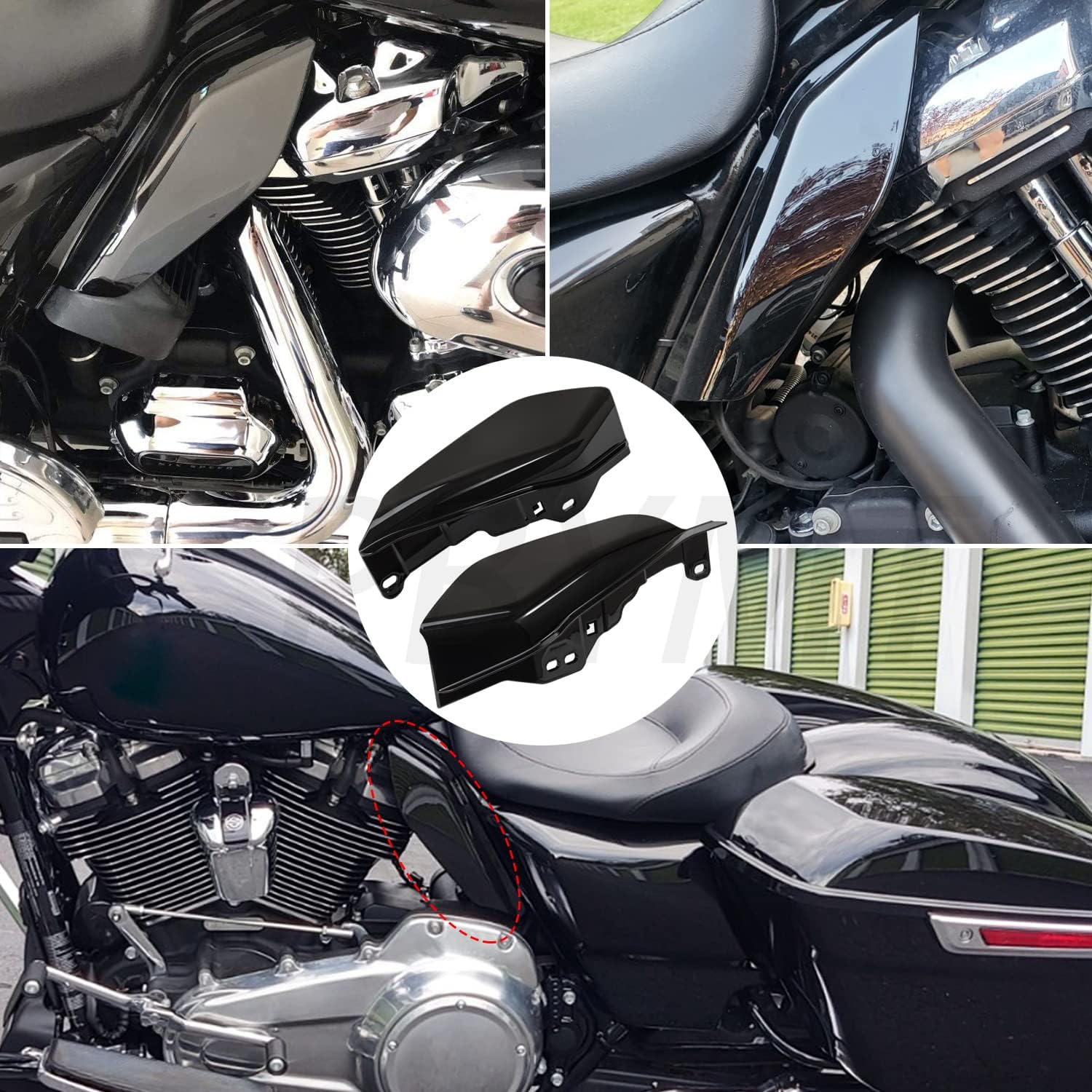 Compatible con deflector de aire de marco medio