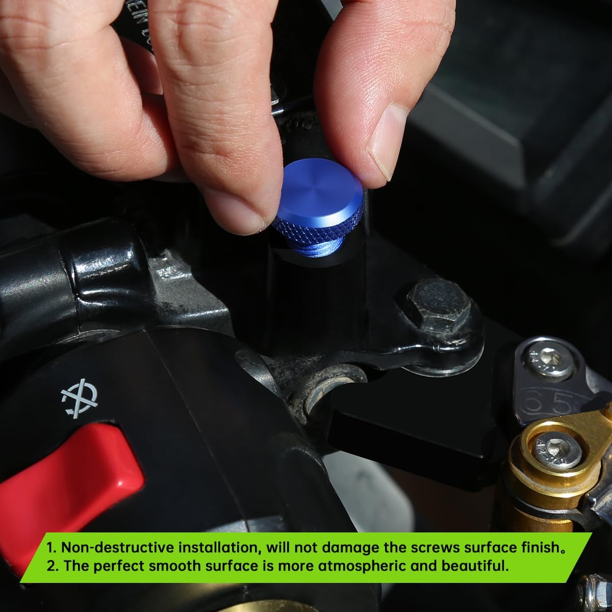 Motorcycle Mirror Hole Plug M10x1.25