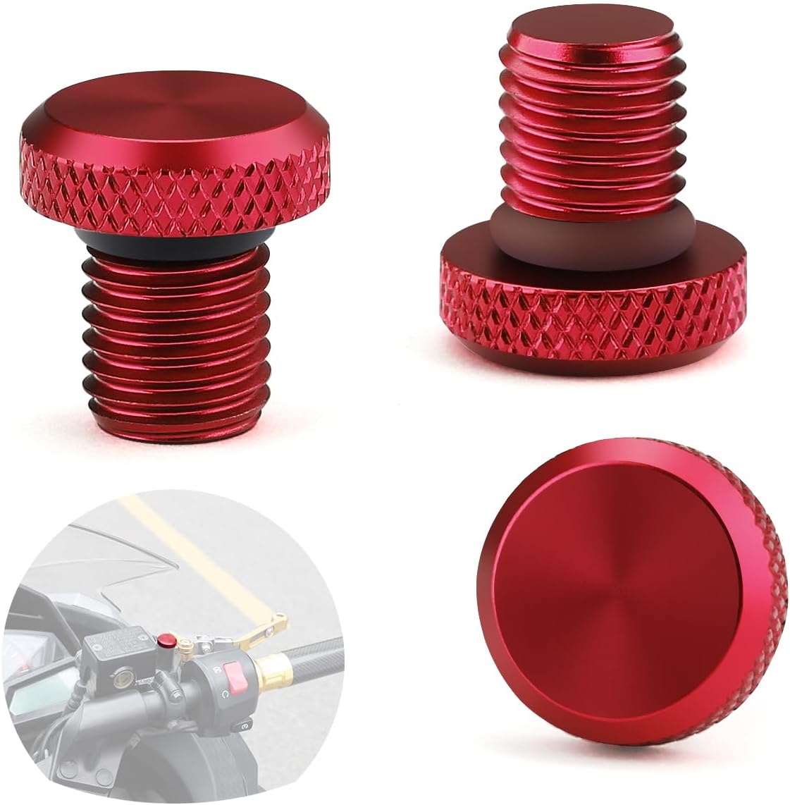 Motorcycle Mirror Hole Plug M10x1.25