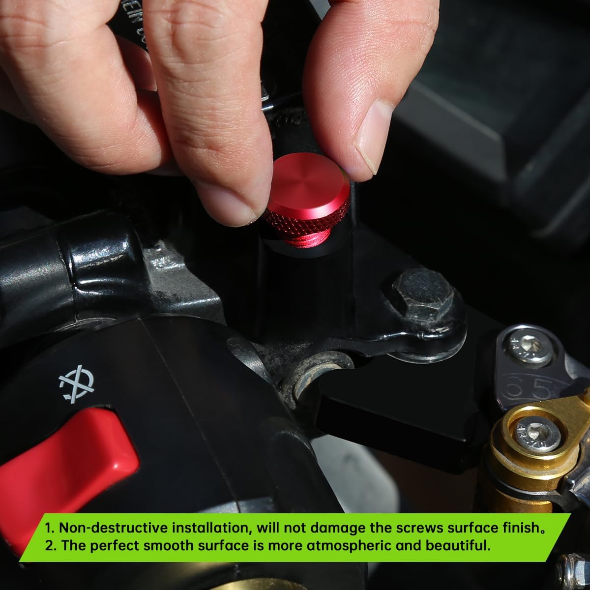 Motorcycle Mirror Hole Plug M10x1.25