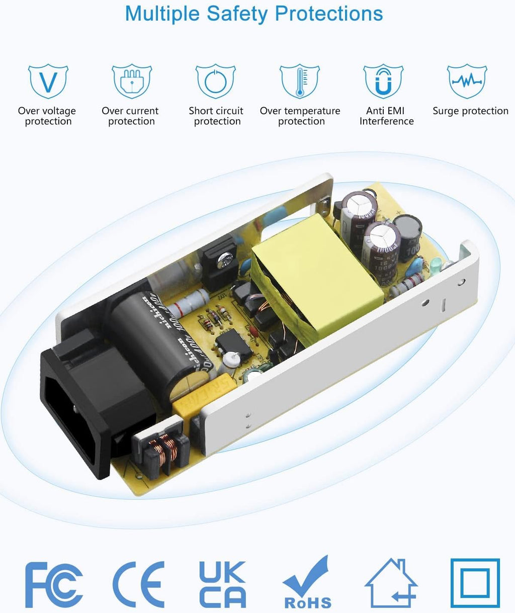5V 10A 50W DC Power Adapter 5.5×2.5mm