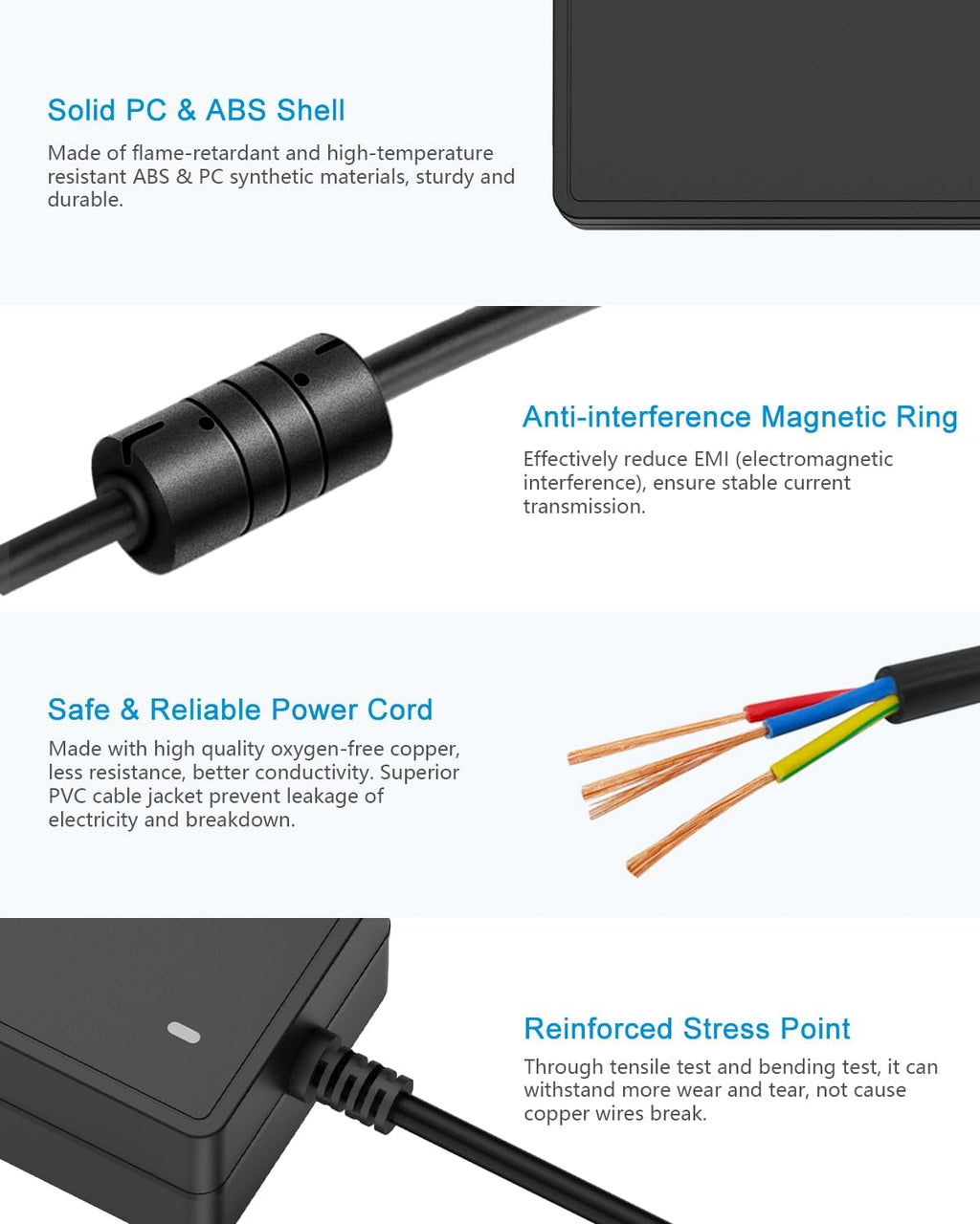 5V 10A 50W DC Power Adapter 5.5×2.5mm