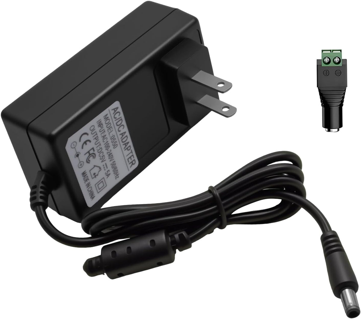 5V 5A 25W DC Power Adapter 5.5×2.5mm Imagen principal del producto