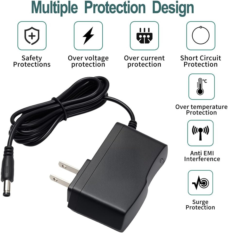 9V 1A Power Supply Adapter