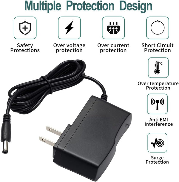 9V 1A Power Supply Adapter