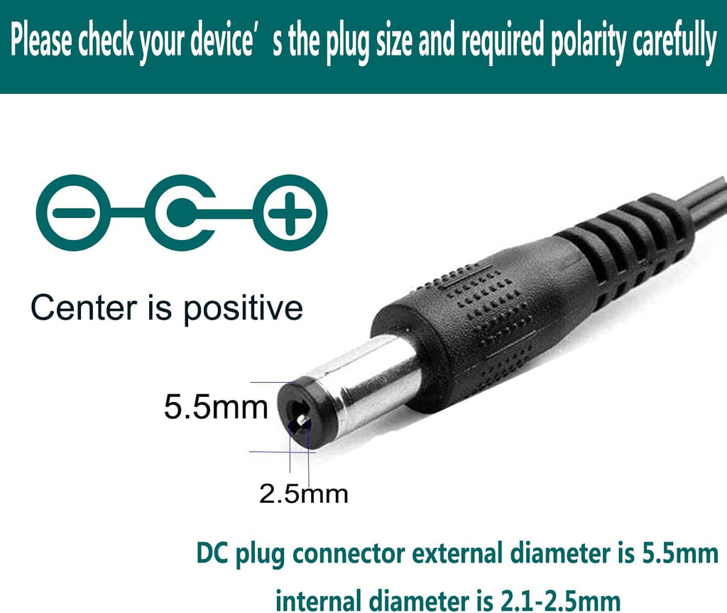 9V 1A Power Supply Adapter
