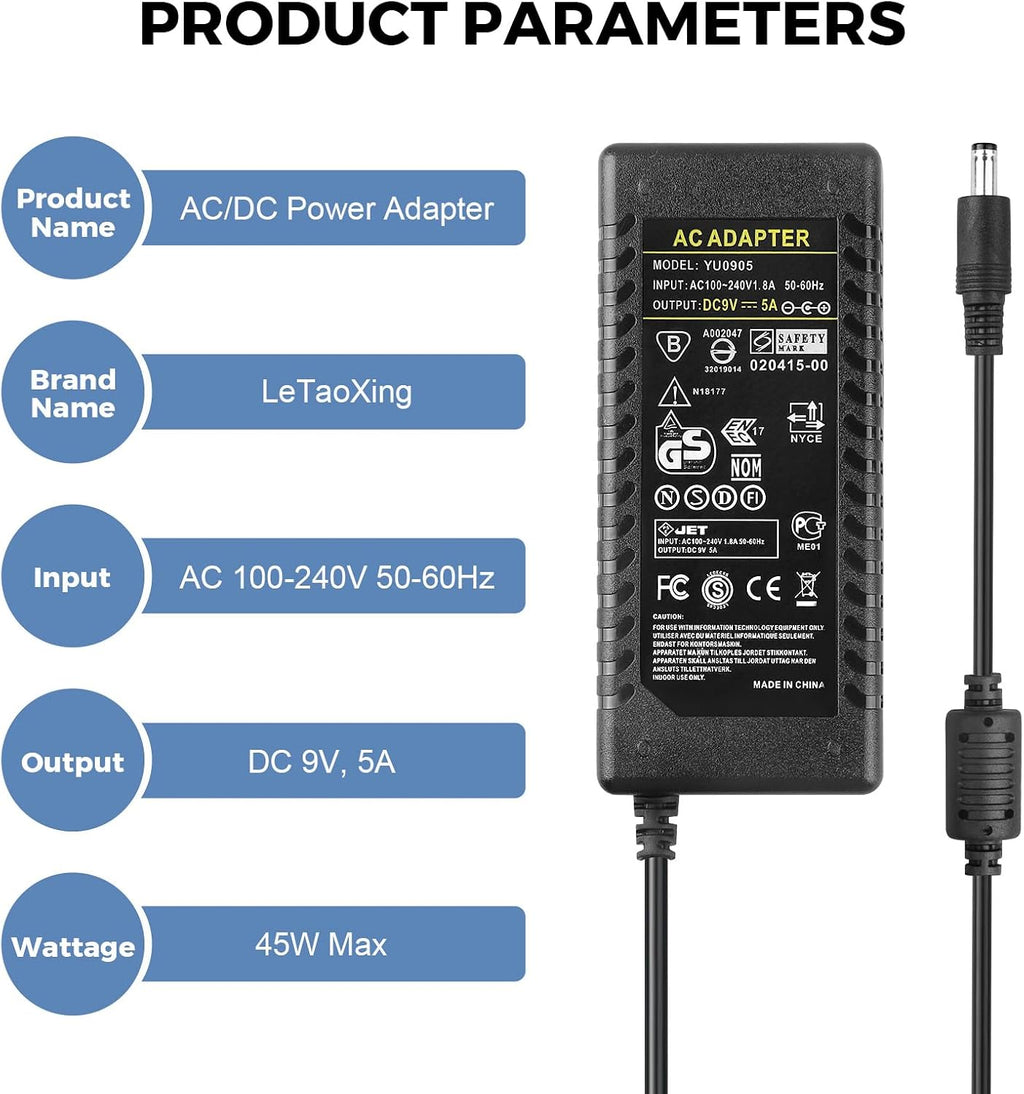 9V 5A Power Adapter