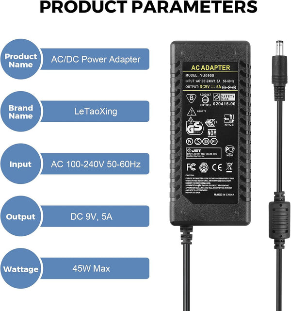 9V 5A Power Adapter