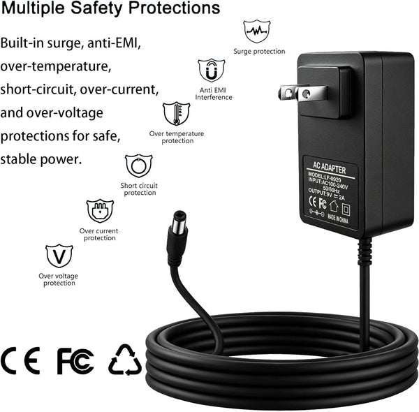 9V 2A Power Supply Adapter